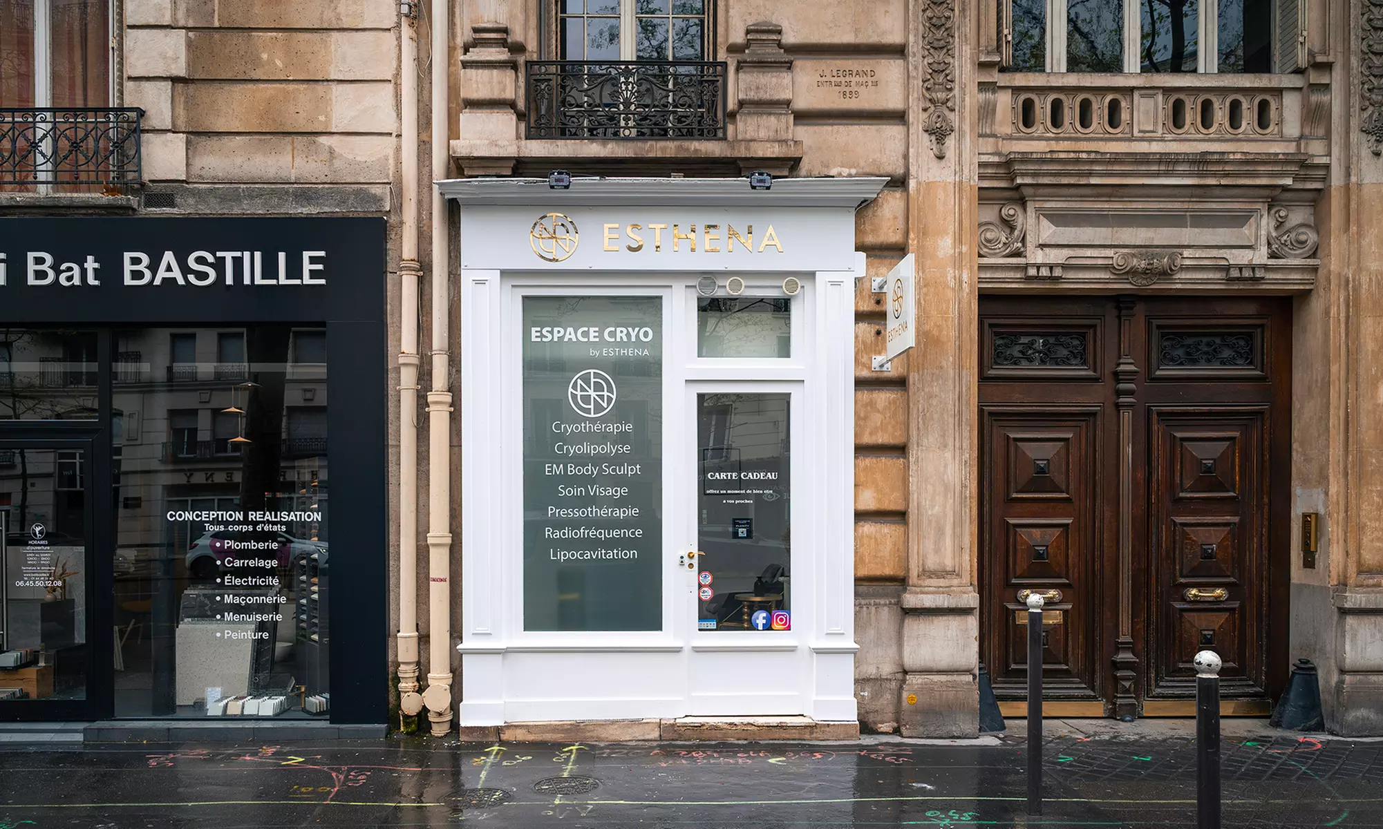 1 ou 2 séances de cryolipolyse de 45 à 60 min sur 1 ou 2 zones