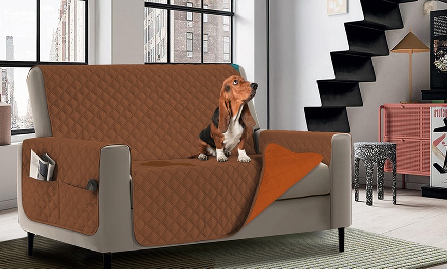 Image 14: Waterdichte, vlekbestendige en gewatteerde bankhoes