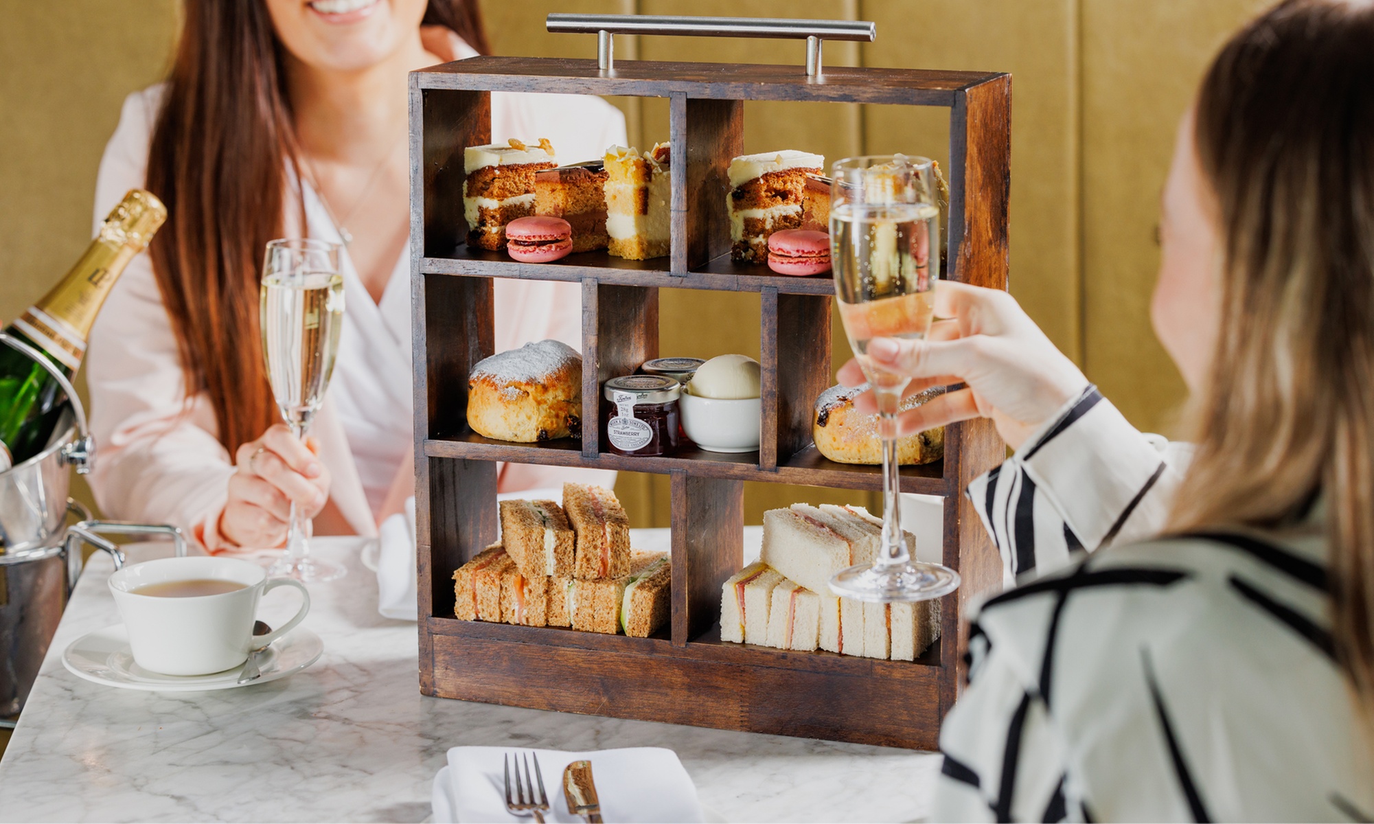 Curated Afternoon Tea with Prosecco For Two at Marco Pierre's