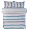 Image 9: Stripe Reversible Duvet Set