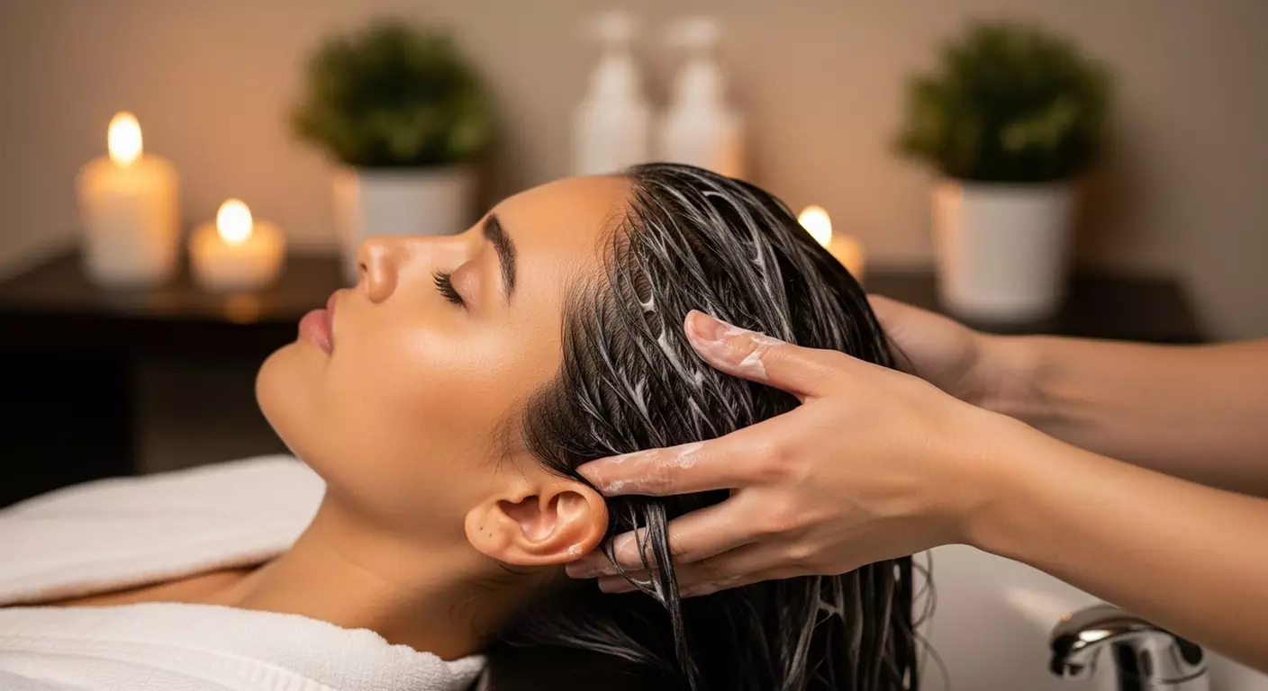 Relax with 90 or 120-Min Signature or Luxury Scalp care + Essential Oils, Neck Massage, & More Up to 51% Off - Primary Image
