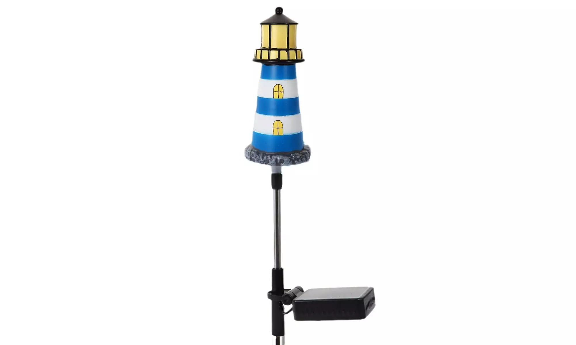 One, Two or Four Solar Powered Lighthouse Shaped Garden Lights