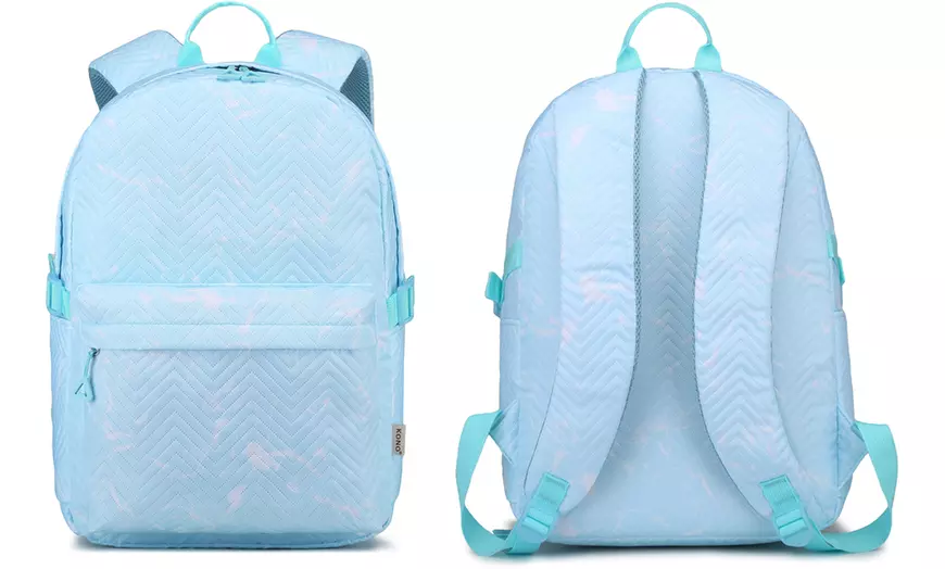 Image 2: Mochila escolar de 22 litros con compartimento para portátil