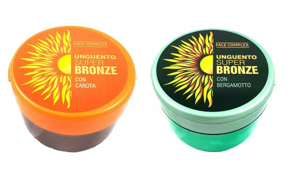 2 o 3 confezioni di unguento super bronze Face Complex