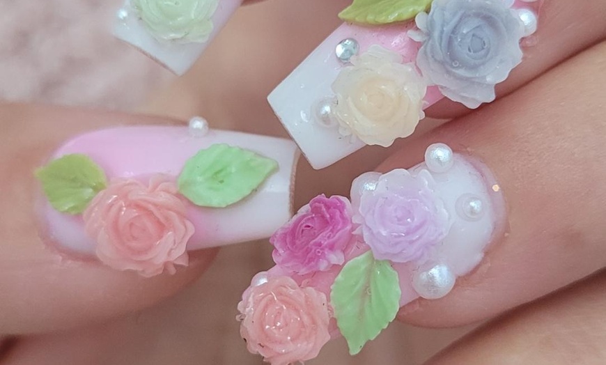 Image 3: Get Gorgeous Nails with a Full Set of Acrylic or Gel X  Designs 