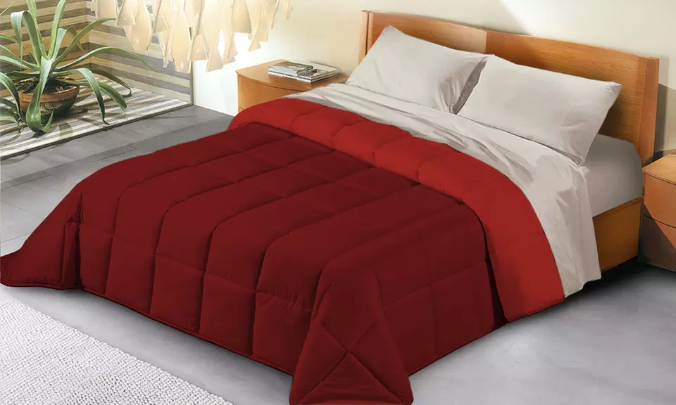 Couette en microfibre 380 gr/m² réversible