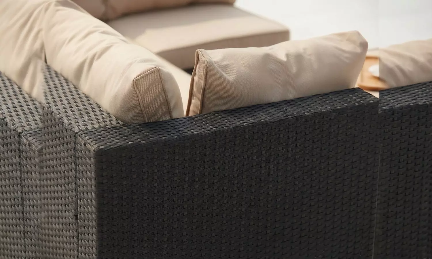 Salon de jardin modulable Kocoon 5 places en résine tressée