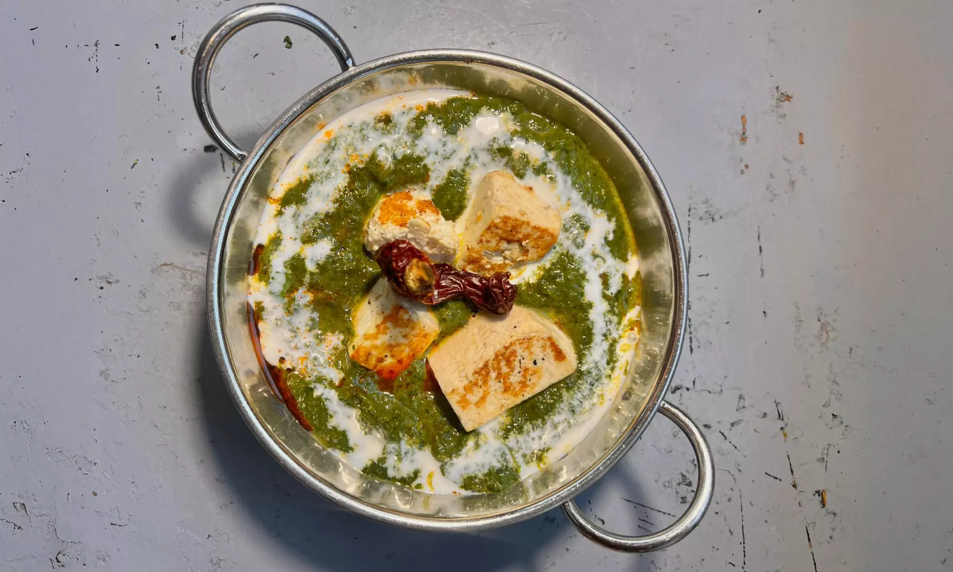 3-Gänge-Menü (Vorspeise + Hauptgericht nach Wahl + indisches Dessert)