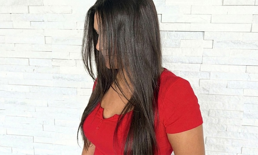 Image 2: Get a Haircut w/ Shampoo, Blow-Dry, k18 Reparative Treatment, or More
