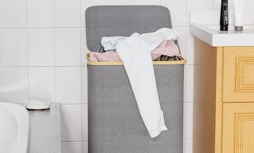 Image 6: Panier à linge "Adam" avec sac à linge