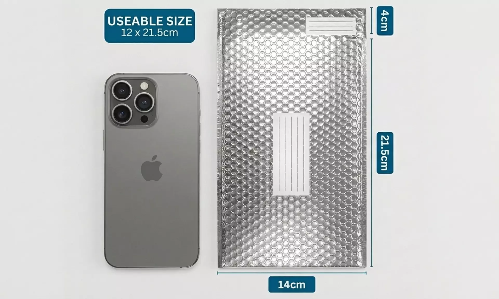 DealBerry 100 Assorted Metallic Bubble Mailers