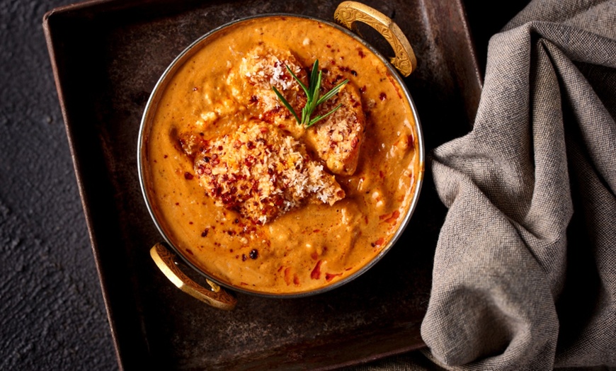 Image 27: 3-Course Indian Feast with Wine/Drink/Dessert for 2, 4, or 6 People!