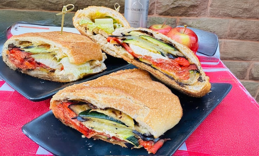 Image 4: Four-Course Italian Picnic Package For Two w/ or w/o Bottle of Wine
