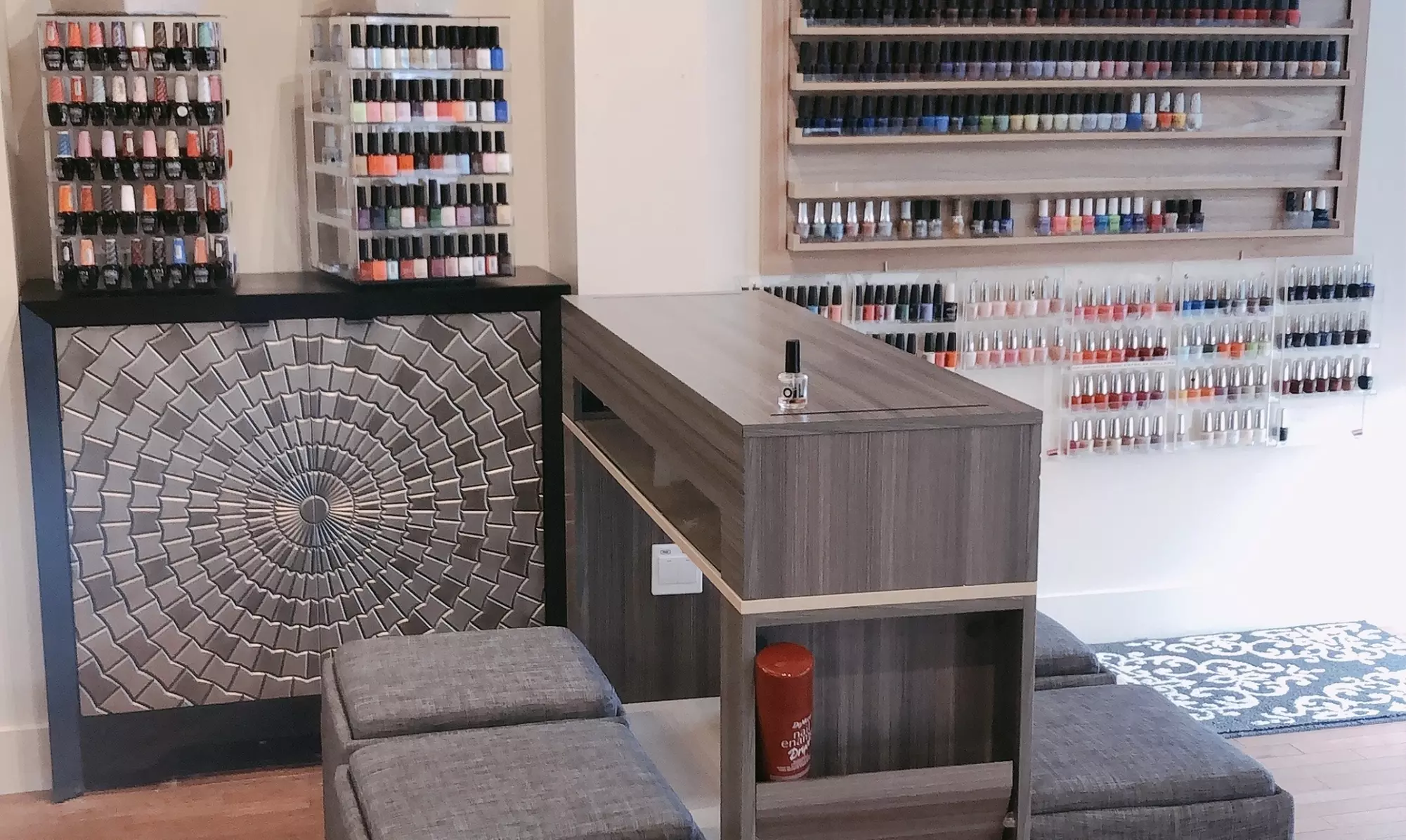One Shellac Spa Manicure or Deluxe Spa Pedicure at Pearl Nail Bar II (Up to 34% Off) - Primary Image