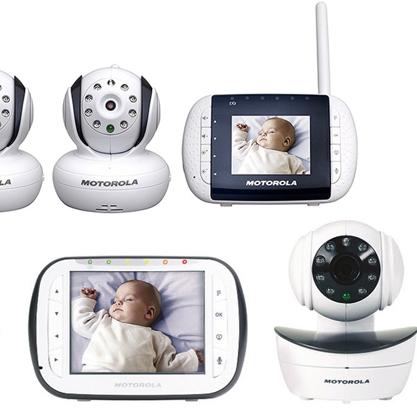 motorola 2.8 video baby monitor with 2 cameras