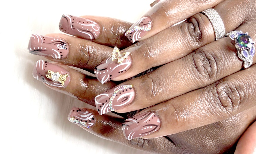 Image 19: Custom Freestyle Nail Sets in Short, Medium, or Long Lengths 