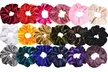 Elastic Velvet Hair Scrunchies - Assorted Colors - 18 Pack or 36 Pack - Second Medium