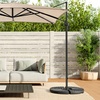 Image 9: Rotatable Square Cantilever Umbrella with Fillable Base