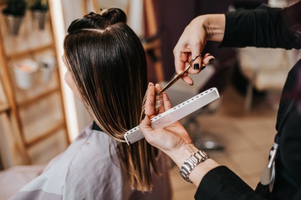 Haircut, Deep Conditioning Treatment, and Style - Salon Indigo