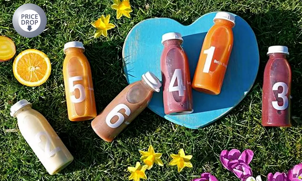 Soulmatefood Fruit or Vegetable Juice Diet Plan 3-Day for £49.99 or 5-Day for £64.99 (Up to 74% Off) - Primary Image