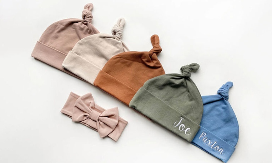 Image 9: Custom Baby Sun Hat 