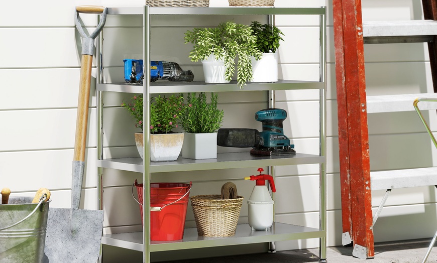 Image 6: HomCom Kitchen Shelving Units - Organised Storage with Style