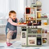 Image 4: Deluxe Kids' Kitchen Playset with Lights, Sounds and Steam 
