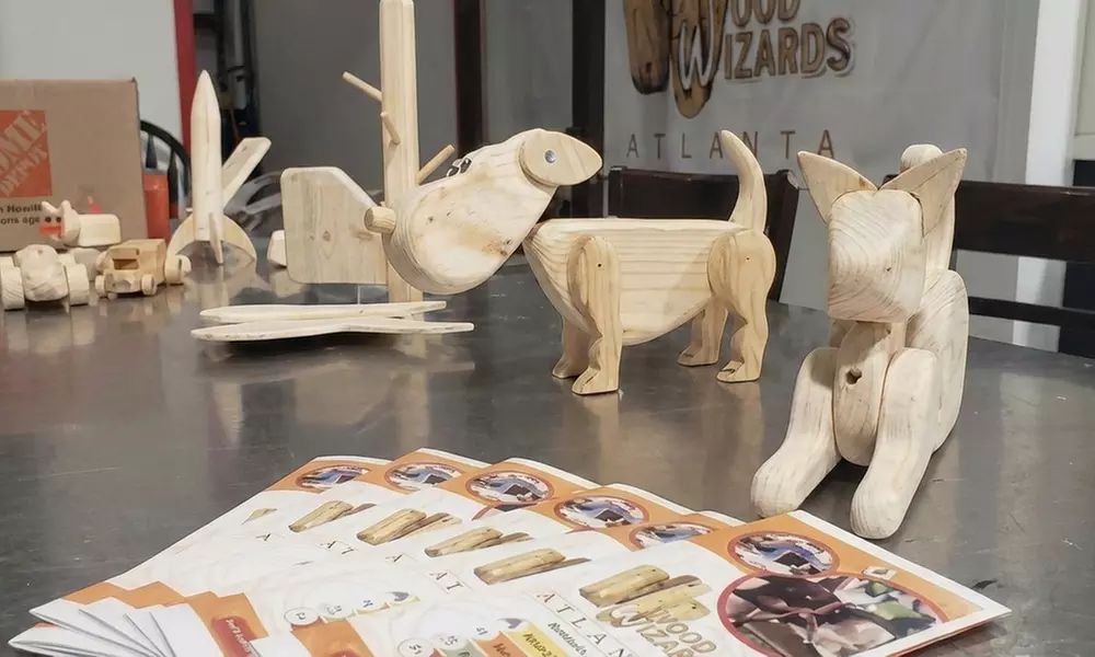 2 Hour Hands-On Woodworking Adventure for 1, 2, or 4 Guests