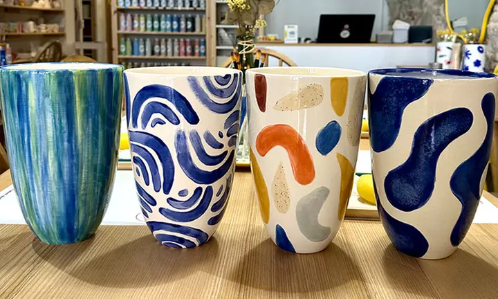 Taller de pintura en cerámica para 1, 2 o 4 personas