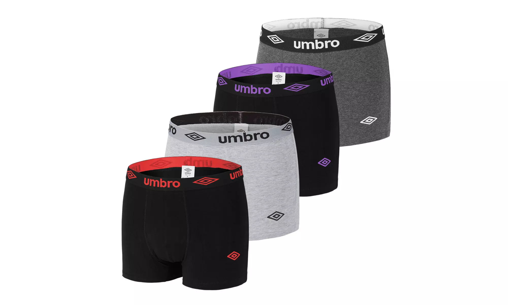 Lot de 4 boxers Umbro