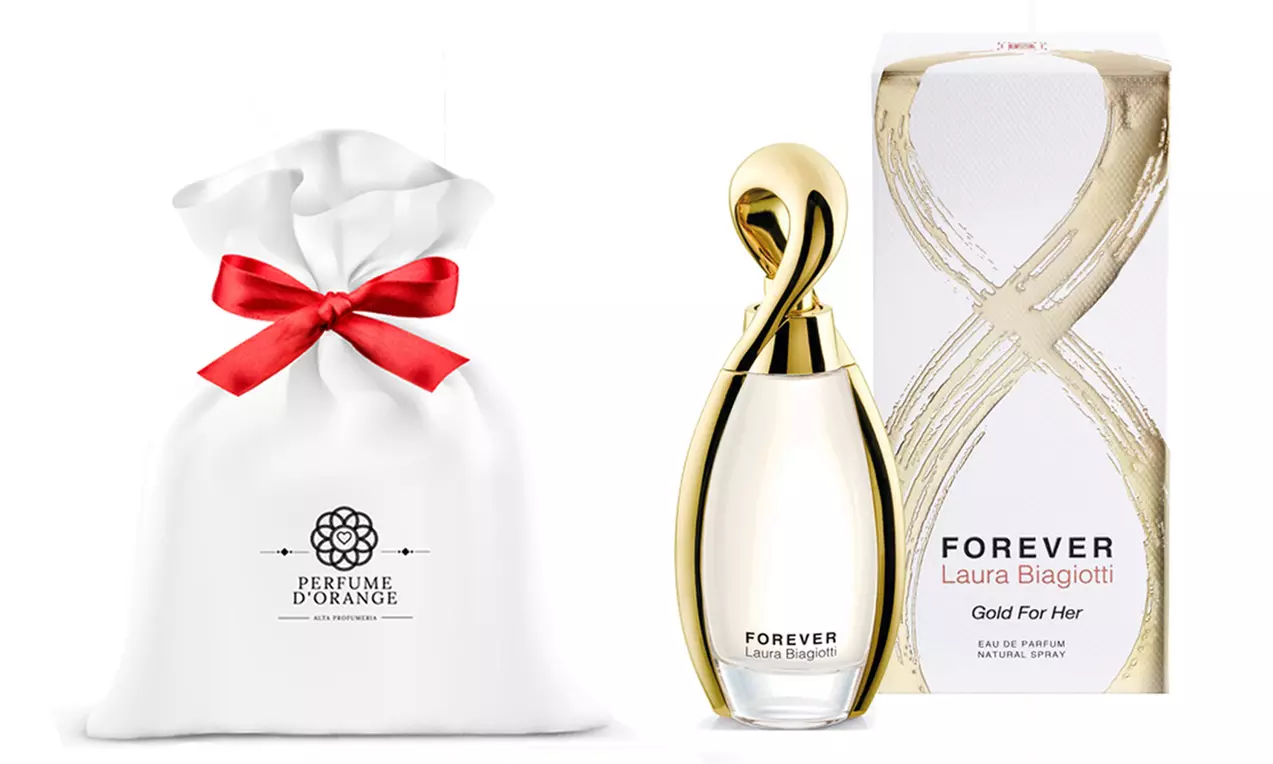 Fragranza Forever Gold EDP per lei di Laura Biagiotti con busta regalo, disponibile in 2 formati - Primary Image