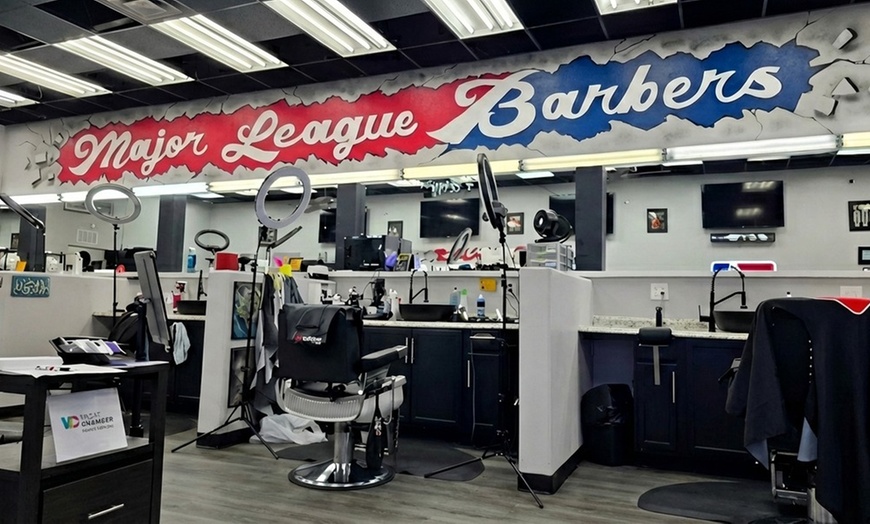 Image 5: Men's Haircut, Hot Towel Shave, Beard and/or Eyebrow Shape 
