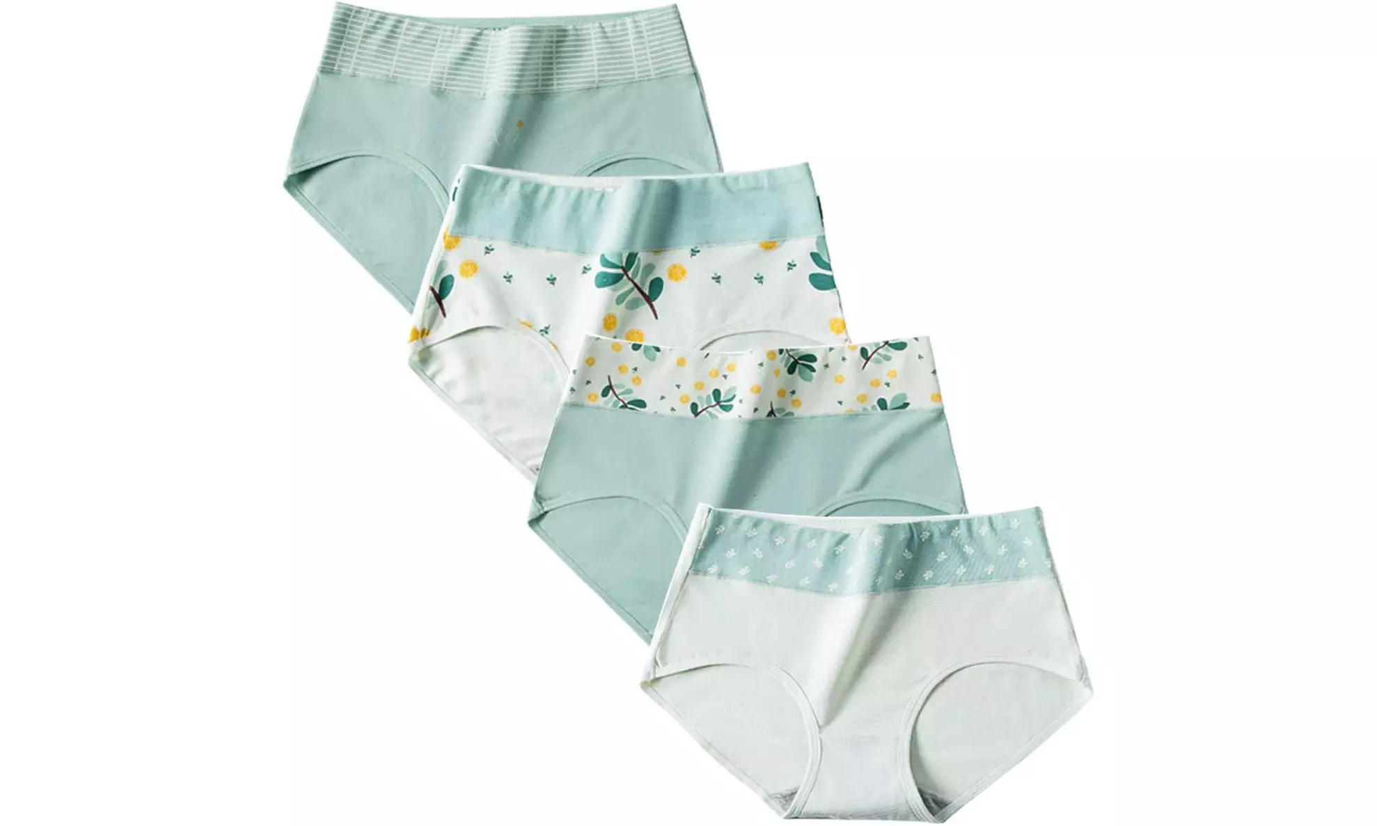 4er- oder 8er-Pack hochtaillierte Damen-Höschen