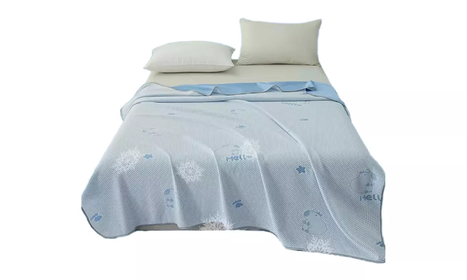 Summer Cooling Comforter with Premium Ocean Silk Fabric
