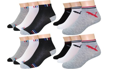 Frenchic Collection Men's Athletic Low-Cut Socks (24-Pair Pack)