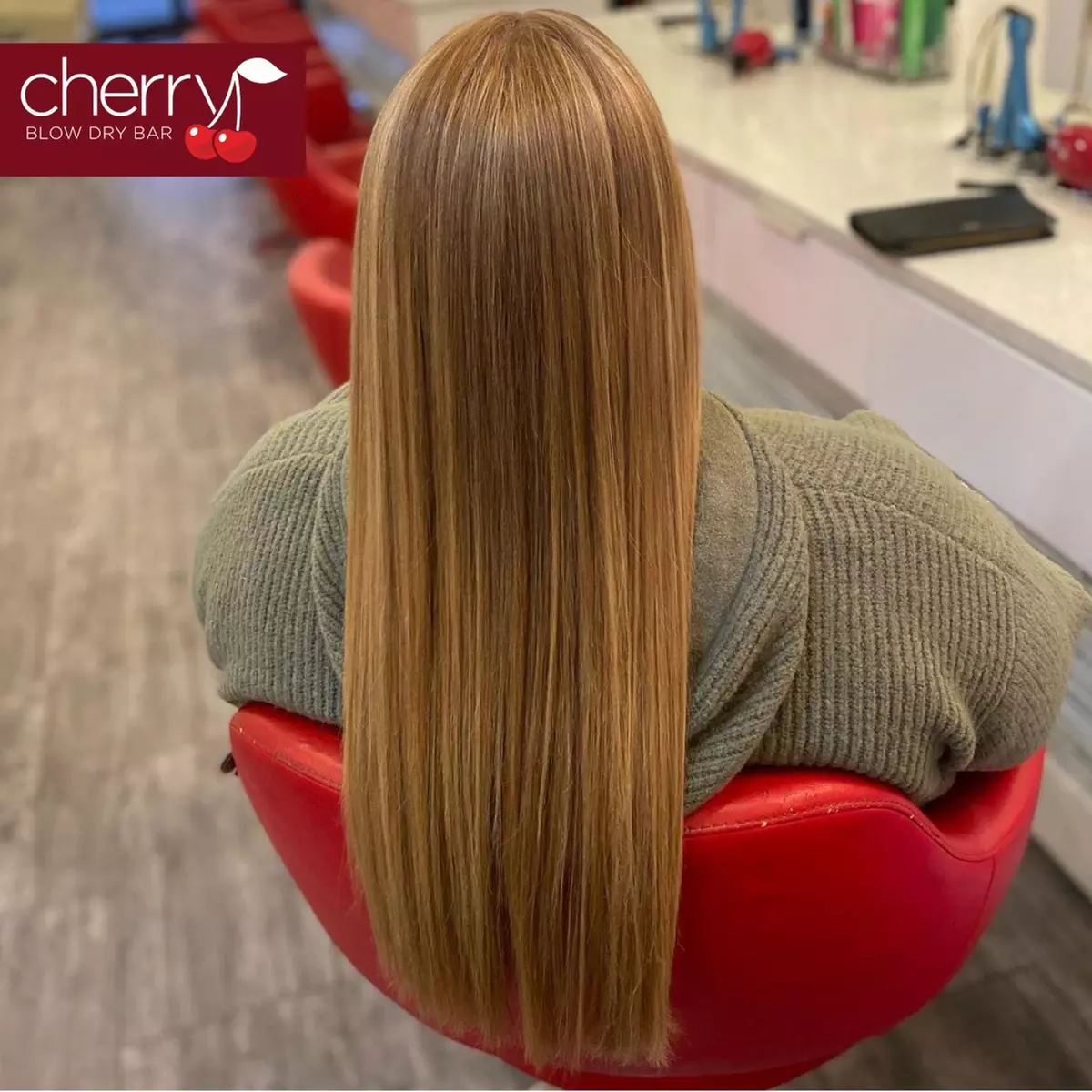 Haircut or Single-process Color w/ Blowout at Cherry Blow Dry Bar Deptford (Up to 39% Off) - Primary Image