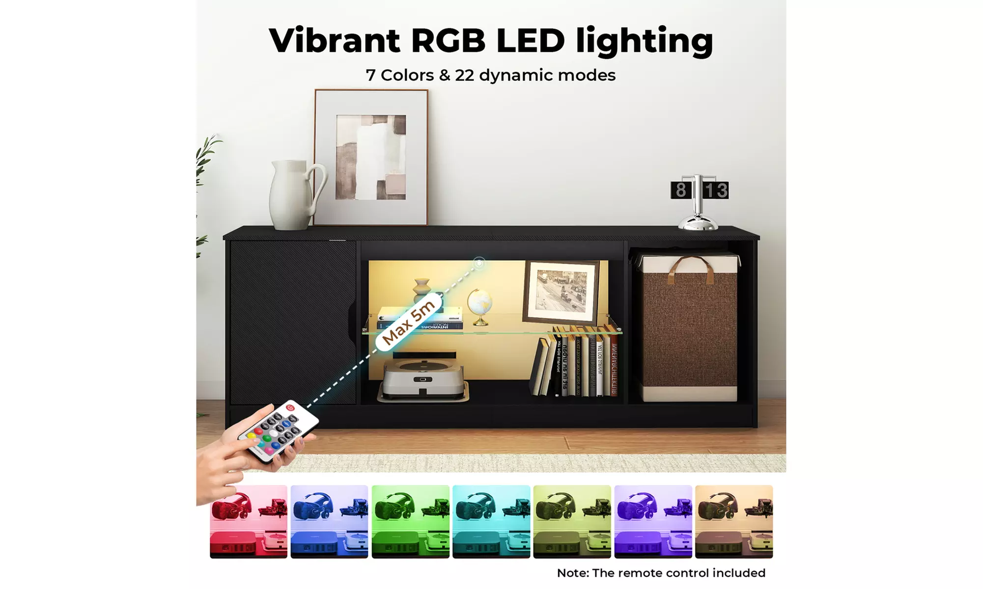 Levede Contemporary Entertainment Units and Media Consoles