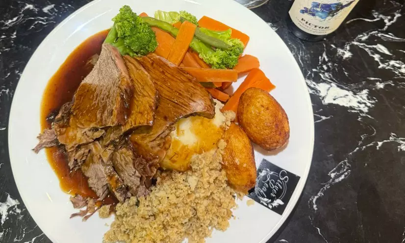 Enjoy a Two Course Meal + Wine or Soft Drink for One, Two, or Four