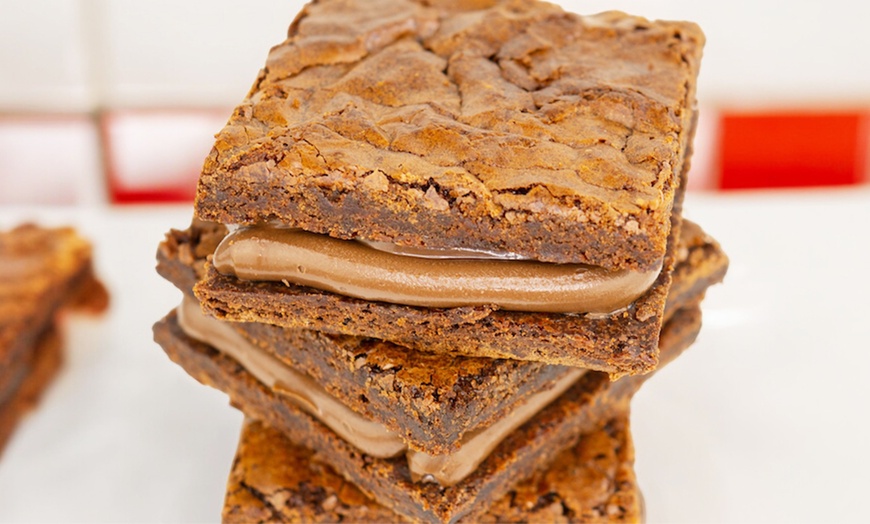 Image 2: Enjoy a Box of 12 Original Gooey or Stuffed Brownies!