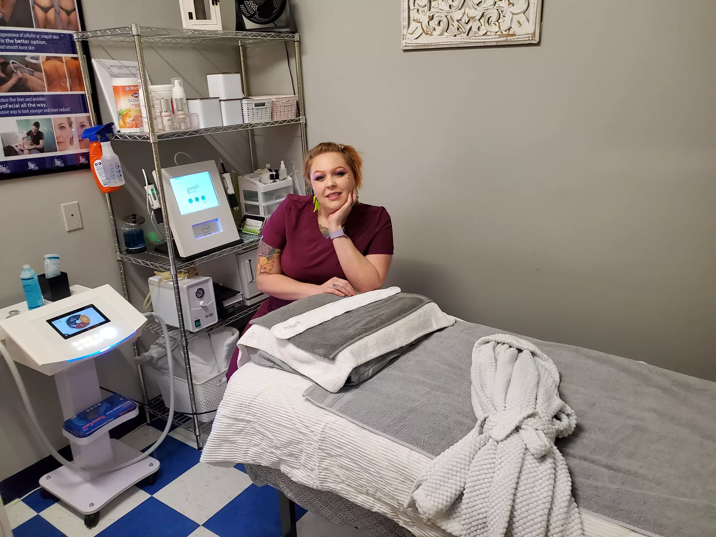 1, 3, or 5 CryoSkin Full Face Fat Reduction Skin Tightening Treatment