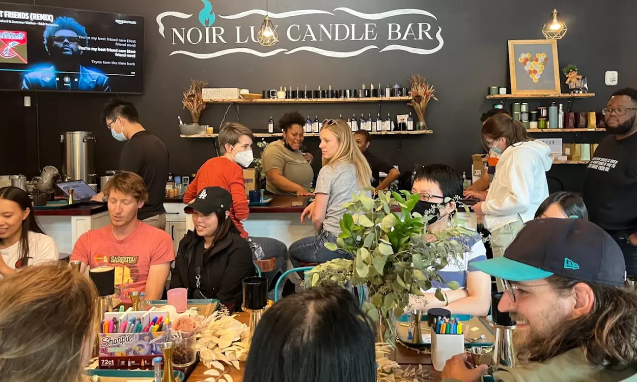 Sip N' Pour Candle or Customized Candle Pouring Experience for Up to 4