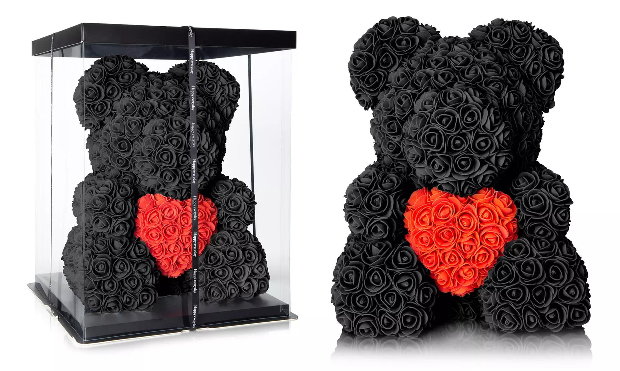 The Forever Handmade Rose Petal Teddy Bear - Second Medium