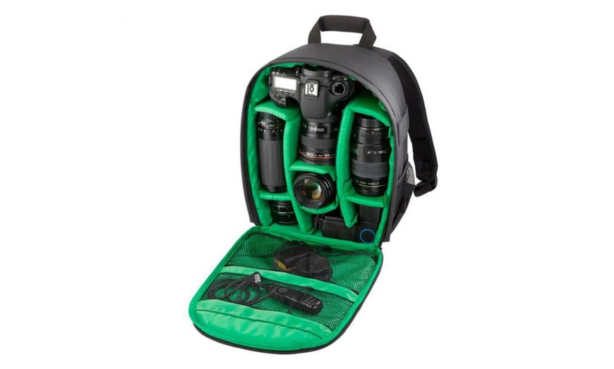 Image 3: Anti-Theft Camera Backpack