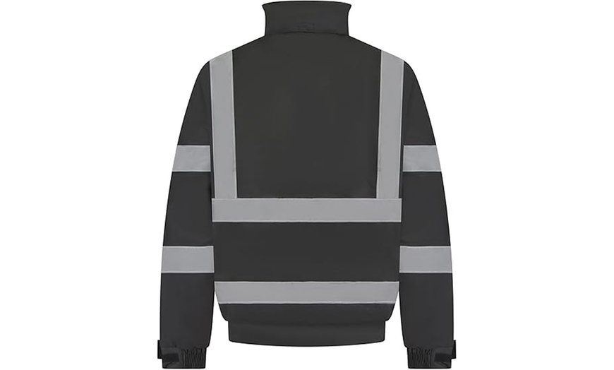 Image 14: LABEL APPAREL Men's Water-Resistant Bomber Jacket 