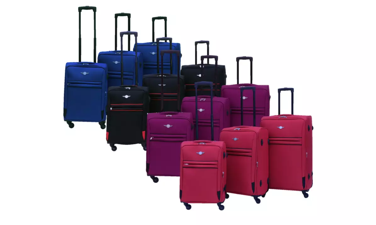 Rivolite Ultra Lightweight 3-Piece Spinner Luggage Set - Primary Image