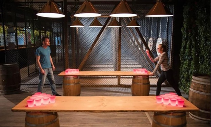 Image 3: 1 Std. Beer Pong, opt. mit Nagelspiel oder 2 Pizzen für bis zu 8 Pers.