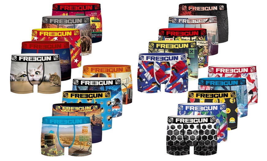 Image 5: Lot de boxers surprise Freegun pour homme en microfibre
