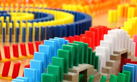 1 o 2 juegos de dominó coloridos de 150 piezas
