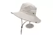 Windproof UV Protection Wide Birm Bucket Sun Hat for Fishing Hiking Garden Beach - Second Medium
