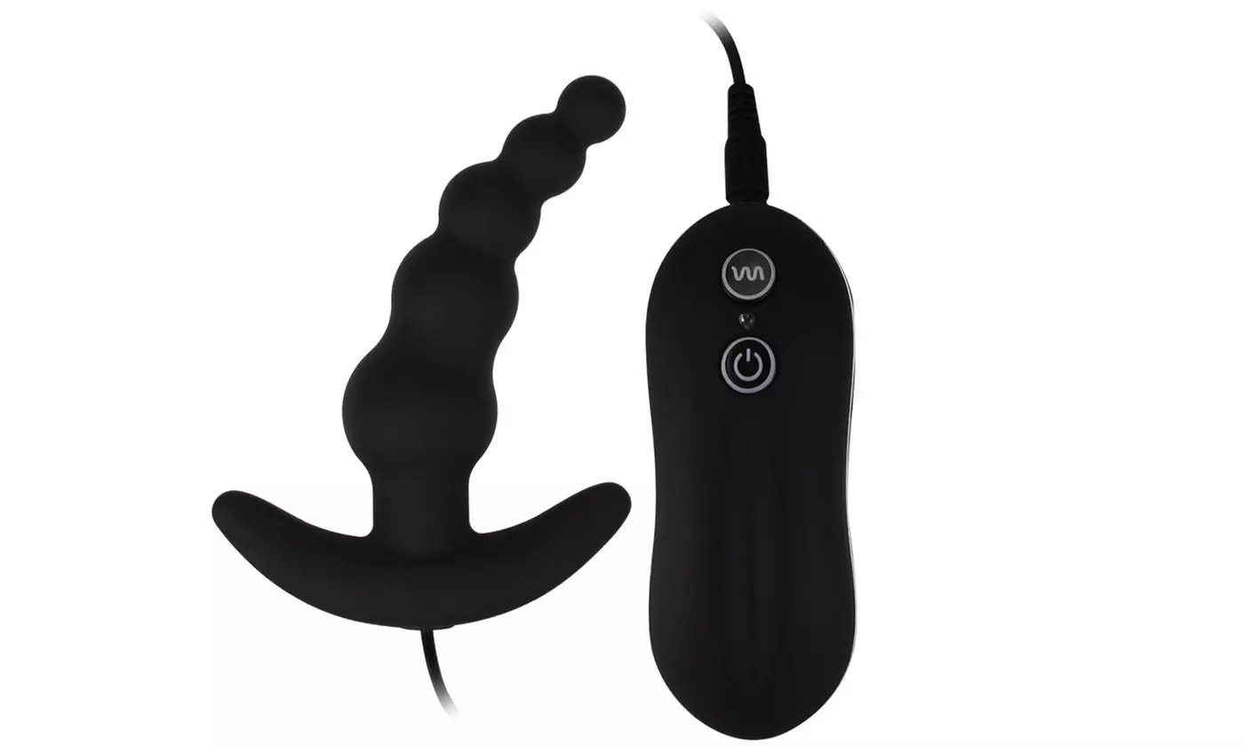 Anal Plug Bead Vibrator G-spot Stimulator Dildo Massager